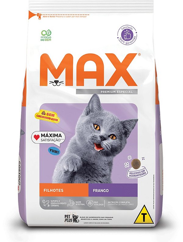 Ração Seca Max Cat Filhote sabor Frango