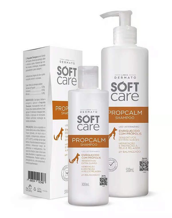 Propcalm Shampoo Soft Care Dermato Shampoo Calmante com Própolis