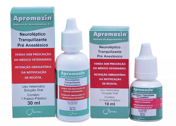 Tranquilizante Syntec Apromazin Gotas
