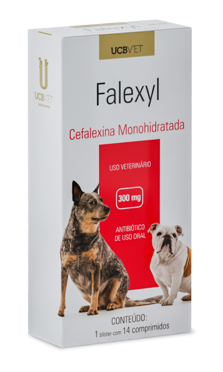 Antibacteriano UCBVet Falexyl 14 Comprimidos