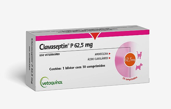 Antibacteriano Vetoquinol Clavaseptin P 10 Comprimidos