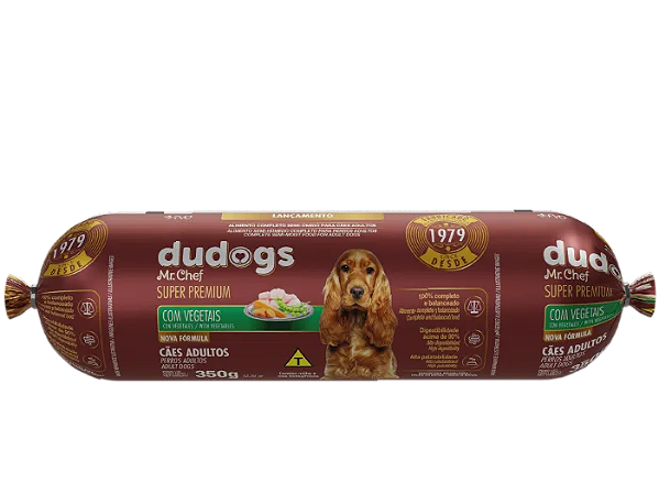 Alimento FVO Dudogs Cães Adultos sabor Frango com Vegetais 350