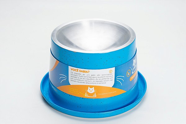 Comedouro NF Pet Antiformiga para Gato MR. Bigode Junior 140ml
