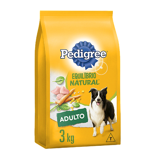 Ração Seca Pedigree Equilíbrio Natural Cães Adultos