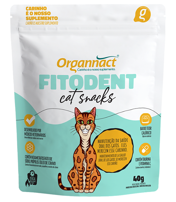Cat Snacks Organnact Fitodent 40g