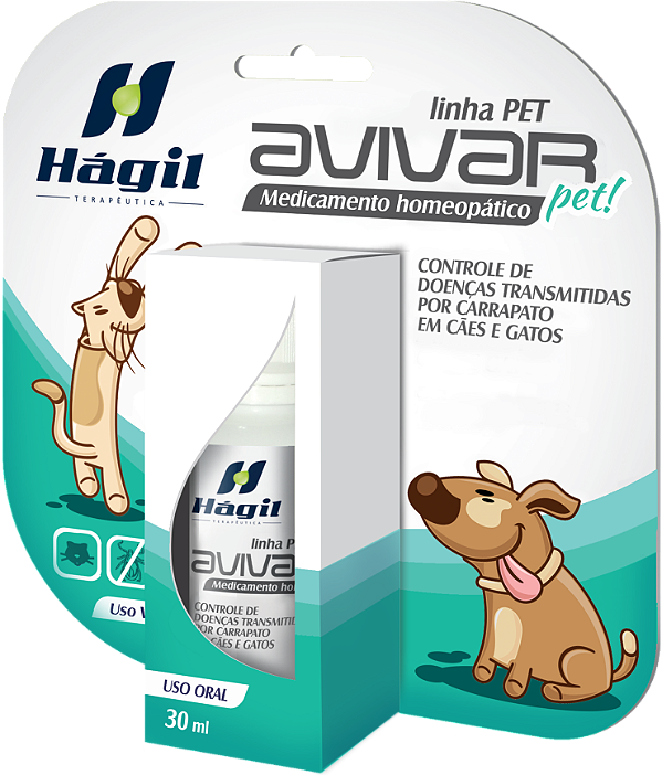 Homeopático Hágil Avivar Pet 30ml