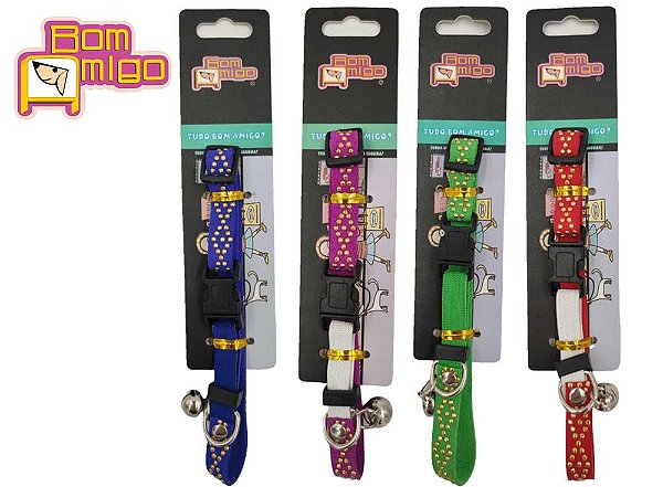 Q11066 Coleira Bom Amigo Cat Fashion II  1un