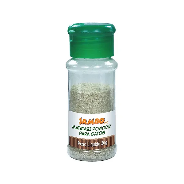 Matatabi Powder Jambo para Gatos 20 g Pó Estimulante Natural e Potente Referência JB70509N
