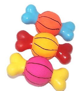 J1539 Brinquedo Pet Lider Osso Ball 1un