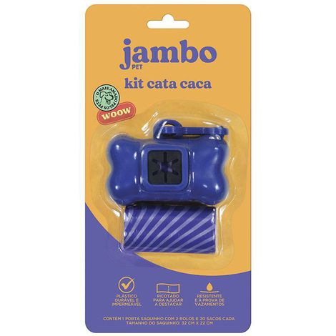 Porta Sacola New Jambo Pet com 2 Rolos