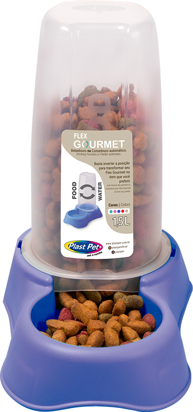 Comedouro ou Bebedouro Flex Gourmet Pequeno