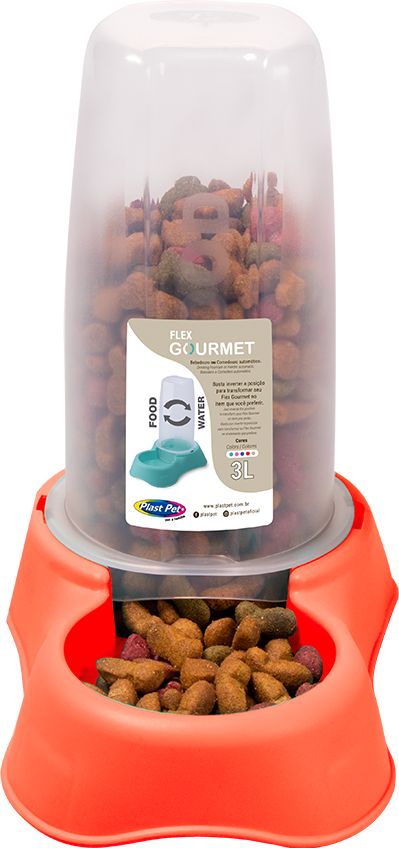 Comedouro ou Bebedouro Flex Gourmet Médio
