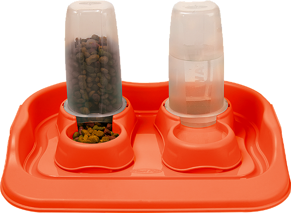 Kit Flex Gourmet Plast Pet Pequeno 650ml + 650ml