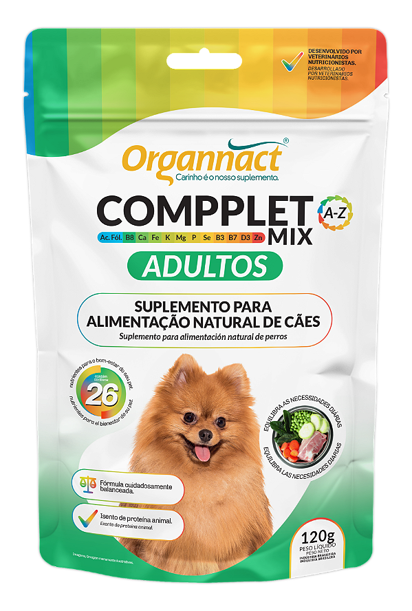 Suplemento Organnact Compplet Mix Adultos 120g