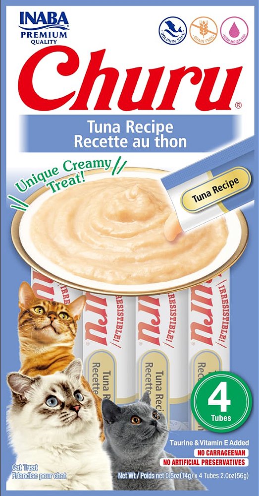 Alimento Úmido Gatos Inaba Churu sabor Atum