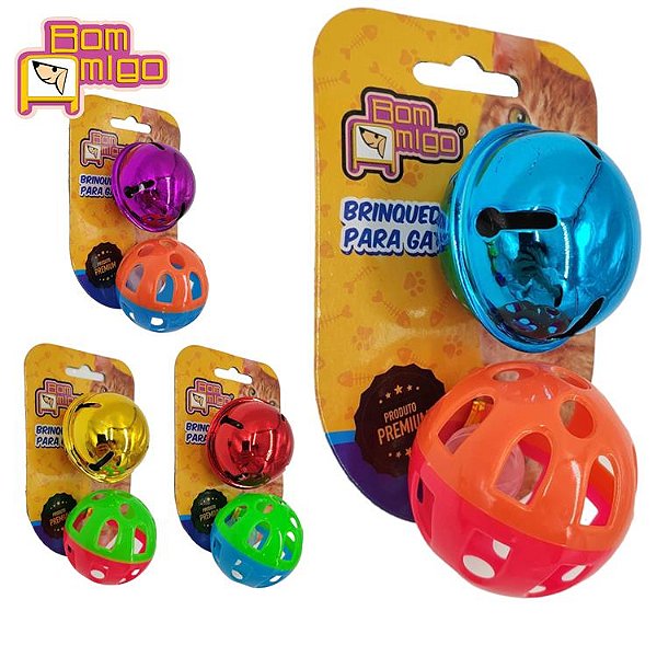 C8118 Brinquedo Bom Amigo Cat Bolinha Guizo