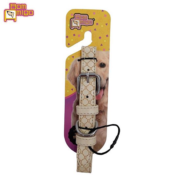 C8214 Coleira Bom Amigo Vitton P