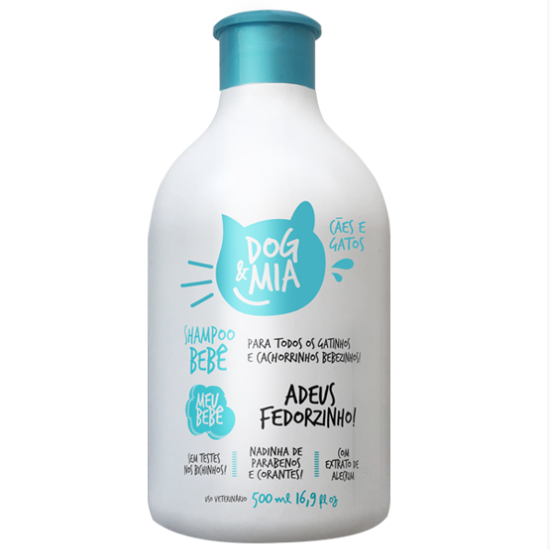 Shampoo Bebê Dog & Mia com Extrato de Alecrim 500ml
