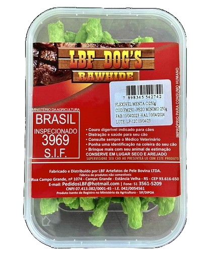Palito LBF Dog Flexível Menta 250g