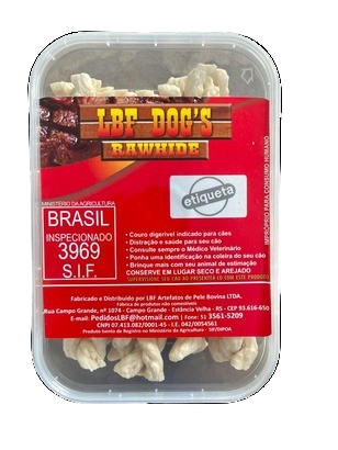 Trança LBF Dog Flexível Natural 250g