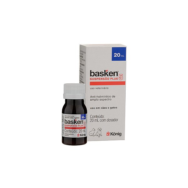 Vermífugo Konig Basken Supensão Plus 5 20ml