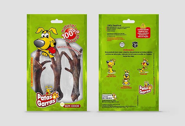 Pé de Frango Patas e Garras de 3 Peças