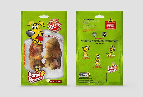 Ossinho Patas e Garras Mini com 2 Peças