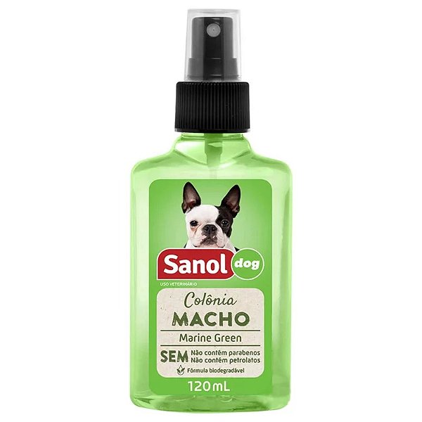 Colônia Sanol Dog Marine Green para Macho 120ml