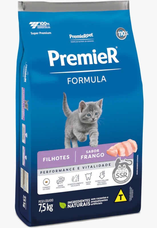 Ração Seca Premier Formula Gatos Filhotes Frango
