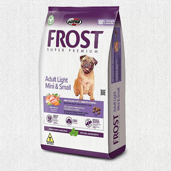 Ração Seca Frost Cães Adult Light Raças Mini e Pequenas