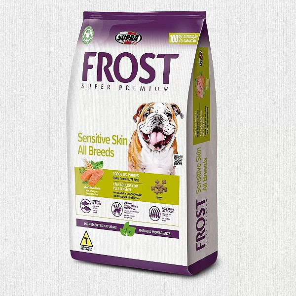 Ração Seca Frost Cães Sensitive Skin Todas as Raças 10,1kg