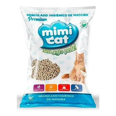 Granulado Higiênico de Madeira Ecolog Mimi Cat
