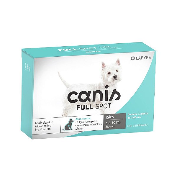 Antiparasitário Labyes Canis Fullspot para Cães de 5 a 10 kg