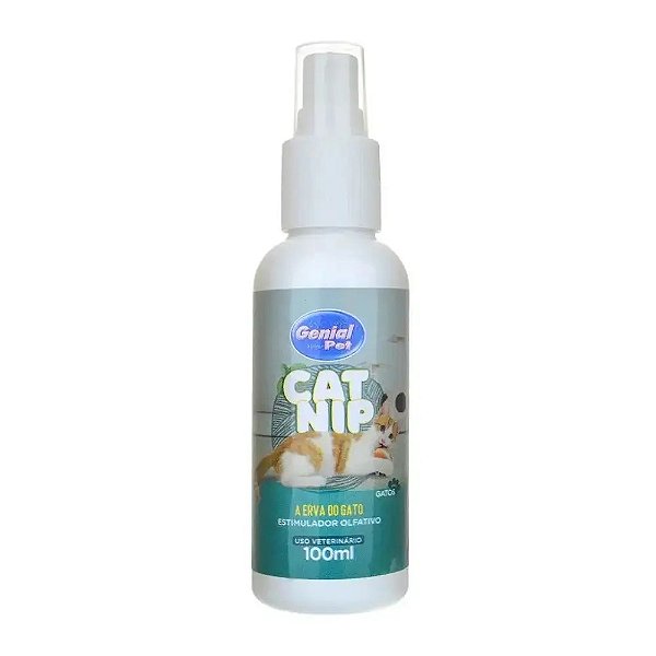 Catnip Genial Pet Erva do Gato Spray 100ml