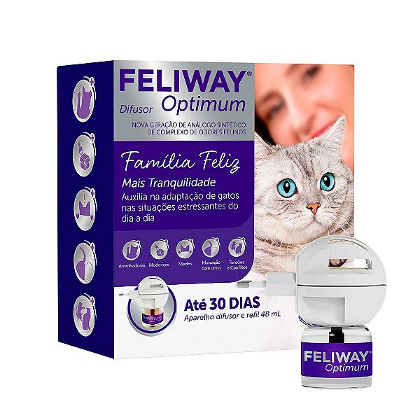Difusor Feliway Optimum com Refil 48ml