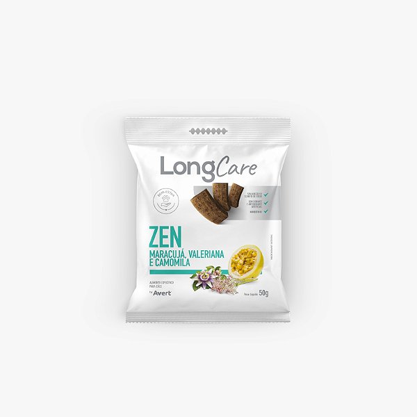 Petisco LongCare Zen - Maracujá, Valeriana e Camomila