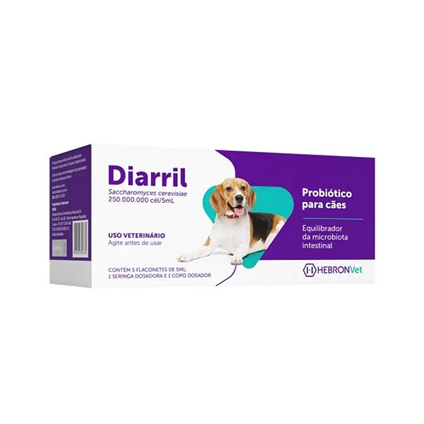 Diarril Hebron 5 Flaconetes de 5mL