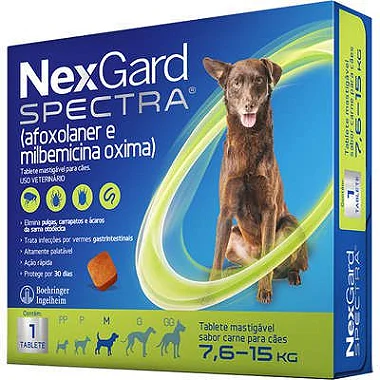 Antipulgas e Carrapatos Boehringer Ingelheim Nexgard Spectra M para Cães 7,6 a 15kg