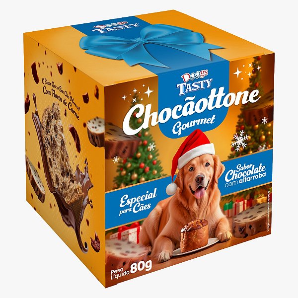 Chocãotone Gourmet para Cães 80g
