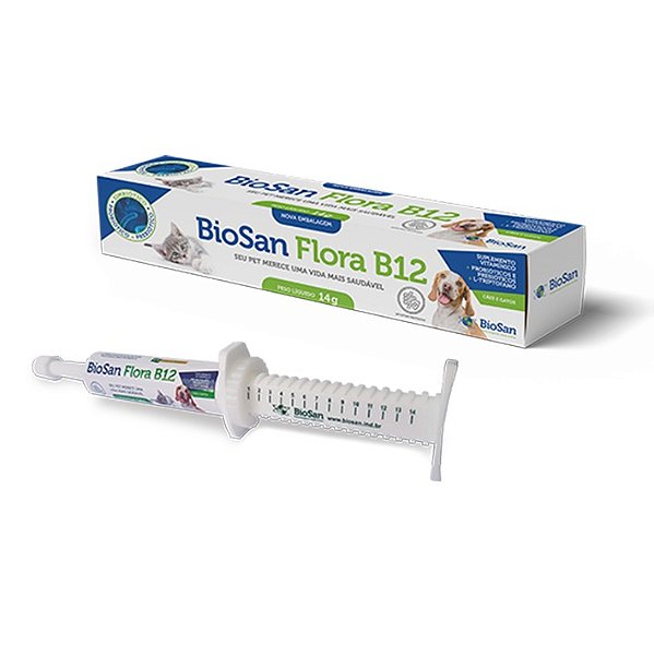 Suplemento Vitaminico BioSan Flora B12 14g
