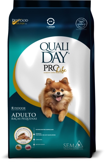 Ração Qualiday ProLife Adulto Raças Pequenas Frango