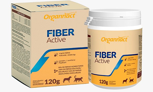 Suplemento Fiber Active Organnact 120g