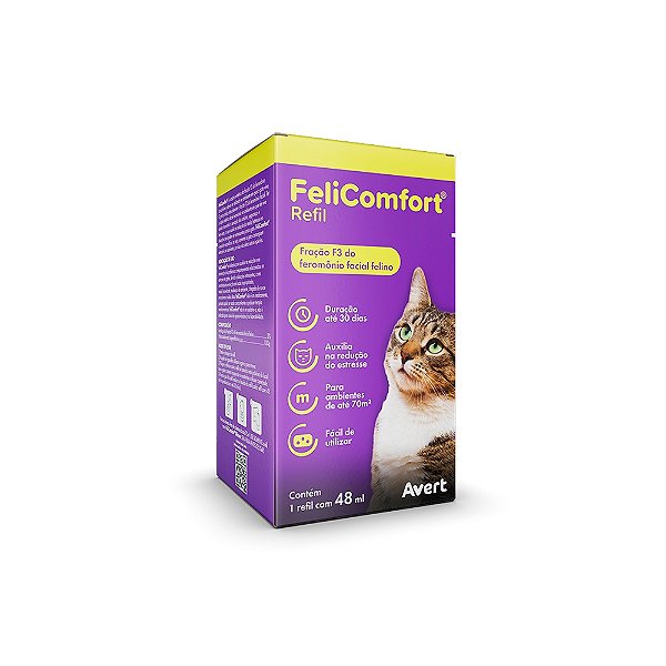 Refil Educador Avert FeliComfort Spray para Gatos 48 ml