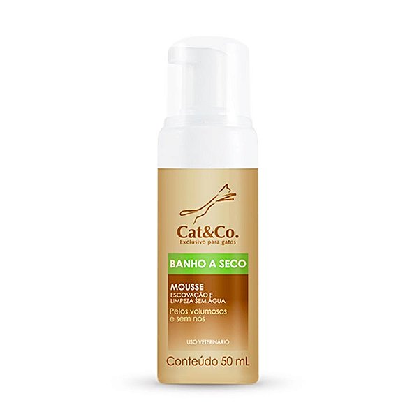 Banho a Seco Cat & Co Mousse para Gatos 50ml