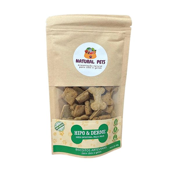 Petisco Hipo/Derme Natural Pets 60g