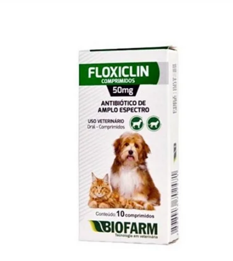 Antibiótico de amplo espectro Floxiclin Biofarm
