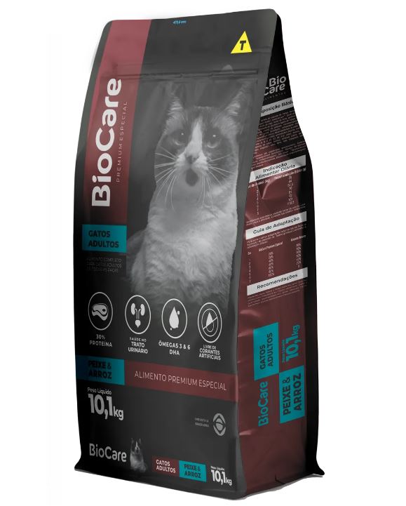 BioCare Premium Especial  Peixe & Arroz Gatos Adultos
