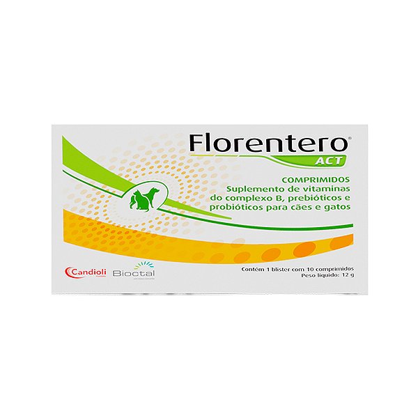 Suplemento Bioctal Florentero ACT para Cães e Gatos 10 comprimidos