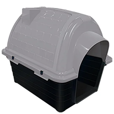 Casinha Plástica Furacão Pet Iglu Cinza
