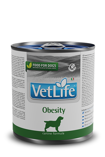 Alimento Úmido Lata Vet Life Canine Obesity 300g